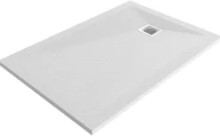Receveur de douche 90 x 120 cm, résine, blanc, Douro GoodHome