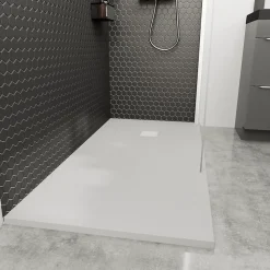 Receveur de douche 90 x 120 cm, résine, blanc, Douro GoodHome