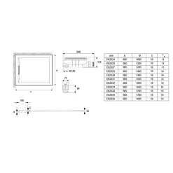 Receveur de douche 140 x 80 JACOB DELAFON Flight Pure rectangle blanc