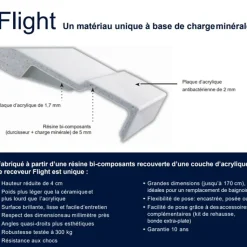 Receveur de douche 140 x 80 JACOB DELAFON Flight Pure rectangle blanc