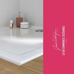 Receveur de douche 90 x 90 JACOB DELAFON Kyreo ceramique carré blanc