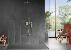 Receveur de douche 90 x 120 x 4 cm, Quaryl, anthracite, Villeroy & Boch Squaro Infinity
