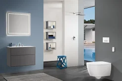 Receveur de douche 90 x 120 x 4 cm, Quaryl, anthracite, Villeroy & Boch Squaro Infinity