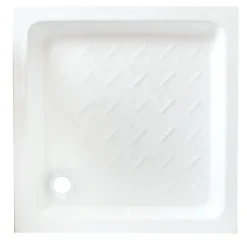 Receveur de douche 70 x 70 x 10 cm, blanc brillant, Ondée Cera