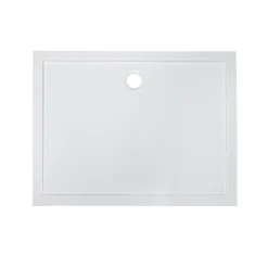 Receveur de douche acrylique 80 x 120 cm, blanc, Vorma