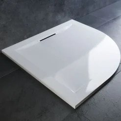 Receveur de douche antidérapant 90 x 90 JACOB DELAFON Flight Pure quart de rond blanc
