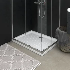 Receveur de douche avec picots Blanc 90x70x4 cm ABS vidaXL