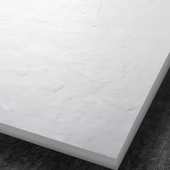 Receveur de douche blanc 150 x 100 cm haute densité aspect ardoise - grille caniveau