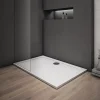 Receveur de douche blanc - 150x90x3cm - rectangulaire - Bac à douche extra plat - Antidérapant