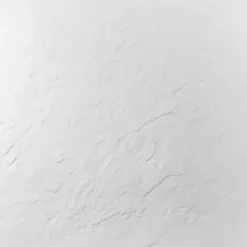 Receveur de douche blanc 160 x 90 cm haute densité aspect ardoise - grille carrée excentrée