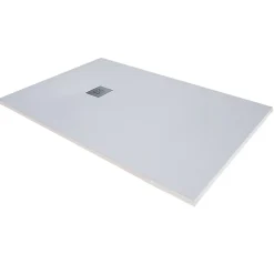 Receveur de douche en résine extra plat à poser 90x140cm - blanc - RIO