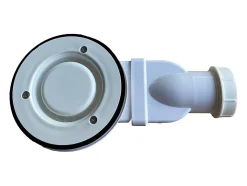 Receveur de douche extra plat à poser ou à encastrer recoupable en résine SMC avec siphon - Noir - 160 x 90 cm - LYROSA