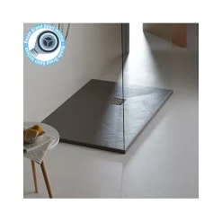 Receveur de douche extra plat 80x120 couleur taupe