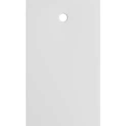 Receveur de douche extra-plat l.90 x L.160 cm blanc anti dérapant, GoodHome Leira