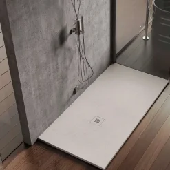 Receveur de douche extraplat blanc 80x110 cm Hos's - POALGI