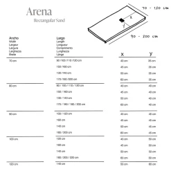 Receveur de douche extraplat blanc 100x120 cm Arena - POALGI