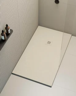 Receveur de douche extraplat blanc perle 75x120 cm Hos's - POALGI