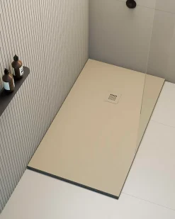 Receveur de douche extraplat beige 80x170 cm Hos's - POALGI