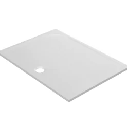 Receveur de douche extra-plat l.90 x L.120 cm blanc anti dérapant, GoodHome Limski