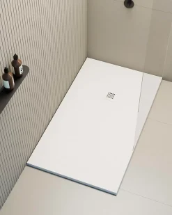 Receveur de douche extraplat blanc 90x110 cm Hos's - POALGI