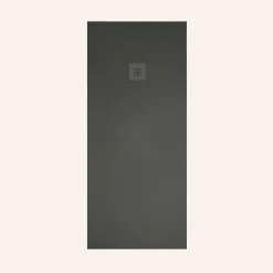 Receveur de douche extraplat noir 90x100 cm Hos's - POALGI