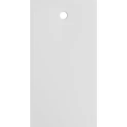 Receveur de douche extra-plat l.80 x L.100 cm blanc anti dérapant, GoodHome Leira
