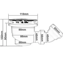Receveur de douche italienne 110x80cm blanc, extra-plat, Bac à douche avec le kit de plinthe, 8 pieds, bonde de douche et siphon