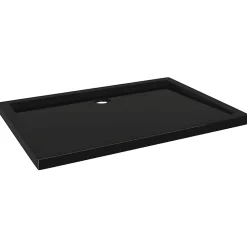 Receveur de douche rectangulaire ABS Noir 70x100 cm vidaXL