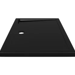 Receveur de douche rectangulaire ABS Noir 70x100 cm vidaXL