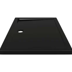 Receveur de douche rectangulaire ABS Noir 70x100 cm vidaXL