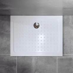 Receveur de douche SANA + bonde 90 x 120 cm blanc - Saniverre
