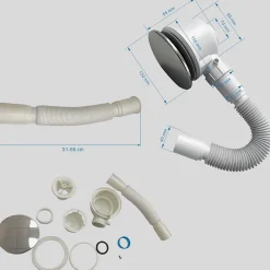 Receveur de douche SANA + bonde 90 x 120 cm blanc - Saniverre