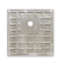 Receveur De Douche 70X70 En Résine Blanche Effet Pierre Avec Paroi De Douche Muse