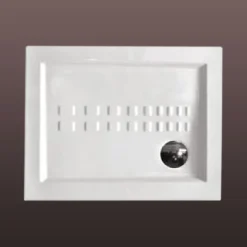 Receveur De Douche 70X90 Rectangulaire En Céramique Blanche H 5,5Cm - Ligne