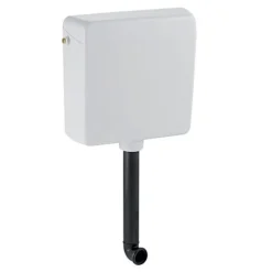 RESERVOIR AP123 6/9L IND.DISSIMULE BLANC AVEC COUDE - RESERVOIR AP123 6/9L IND.DISSIMULE BLANC AVEC COUDE