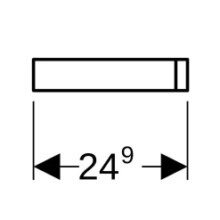 Réhausse 8 cm habillage blanc Lineo Geberit