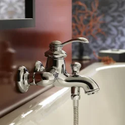 Robinet baignoire retro JACOB DELAFON Fairfax + nettoyant briochin