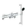 Robinet bain thermostatique GROHE Grohtherm 800 avec ensemble de douche 2 jets et colonnettes