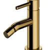 Robinet Bidet Mitigeur Lavabo Or Monocommand