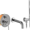 Robinet de baignoire encastré REA Lungo Chrome + box