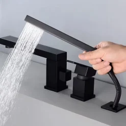 Robinet de baignoire REA Glen Black Trois Parties