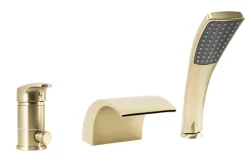 Robinet De Baignoire Rea Riven Brush Gold