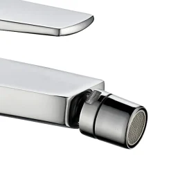 Robinet de bidet monocommande ASTRO avec finition chromée brillante en laiton Kibath