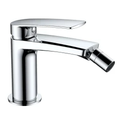 Robinet de bidet monocommande UGO avec finition chromée brillante en laiton Kibath