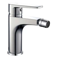 Robinet de bidet monocommande DEN avec finition chromée brillante en laiton Kibath