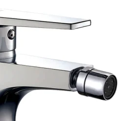 Robinet de bidet monocommande DEN avec finition chromée brillante en laiton Kibath