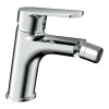 Robinet de bidet monocommande SIX avec finition chromée brillante en laiton Kibath