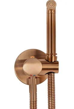 Robinet De Bidet Rea Loop Lungo Brush Copper