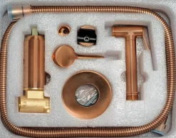 Robinet De Bidet Rea Loop Lungo Brush Copper