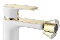 Robinet De Bidet Rea My1805-9Wg Bloom White/Gold